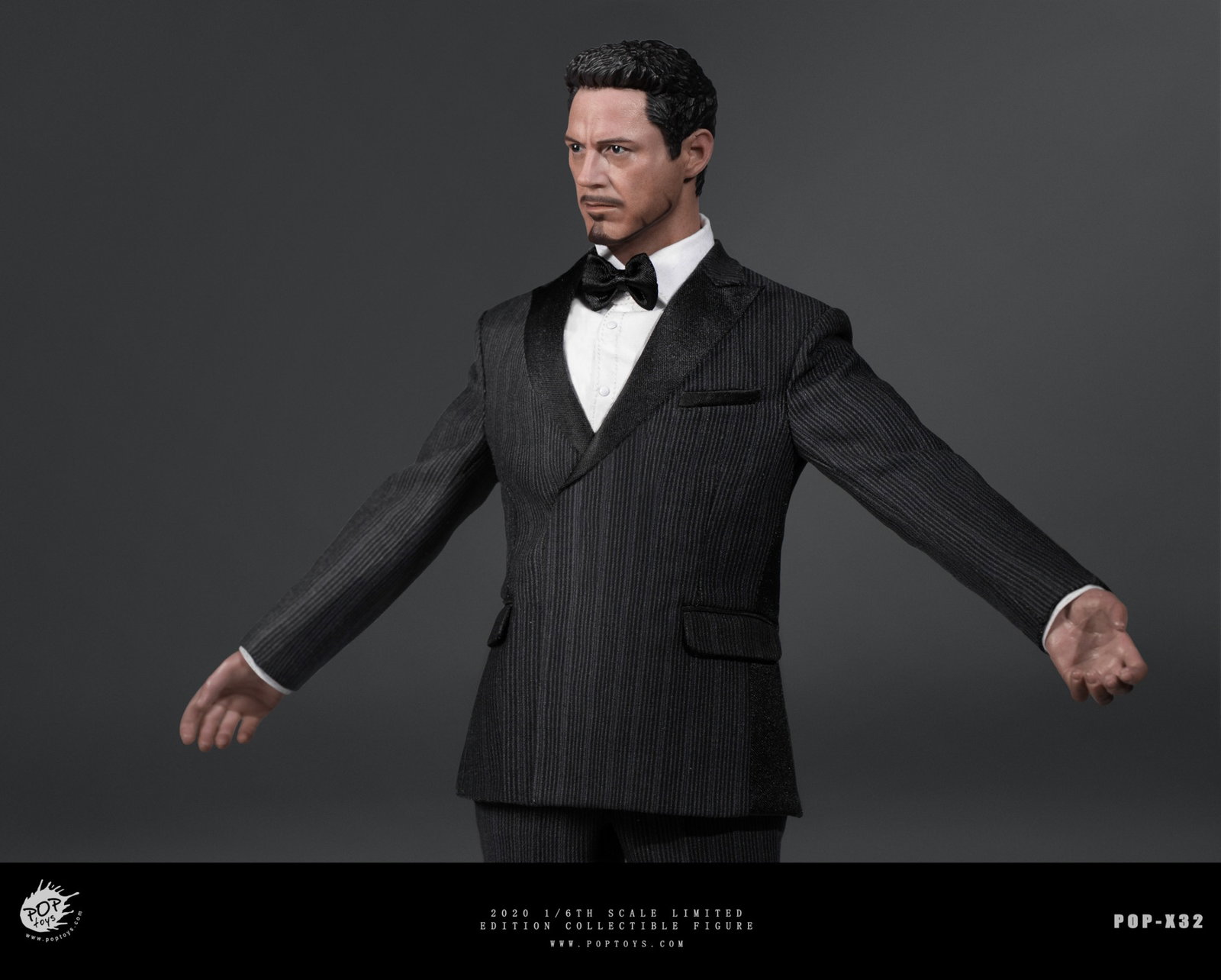 X Series-Couture Version Men’s Striped Suit image 8