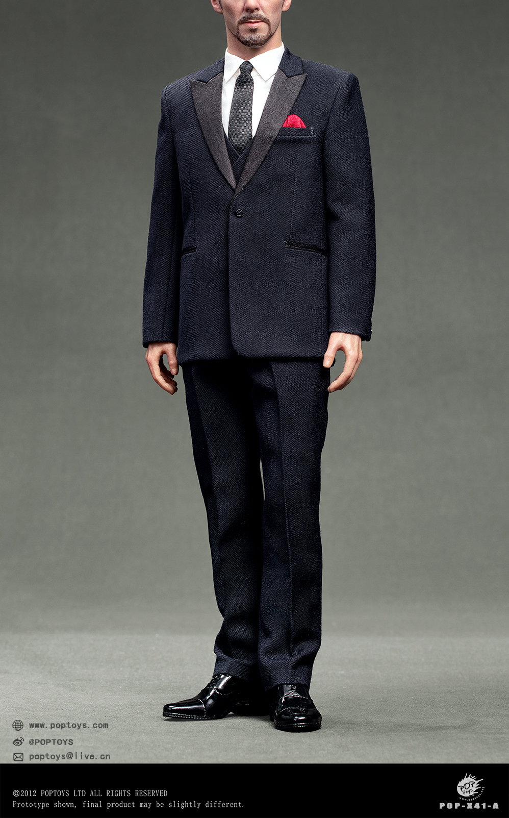 Dr Western-Style Suit Two Colors Blue image 2