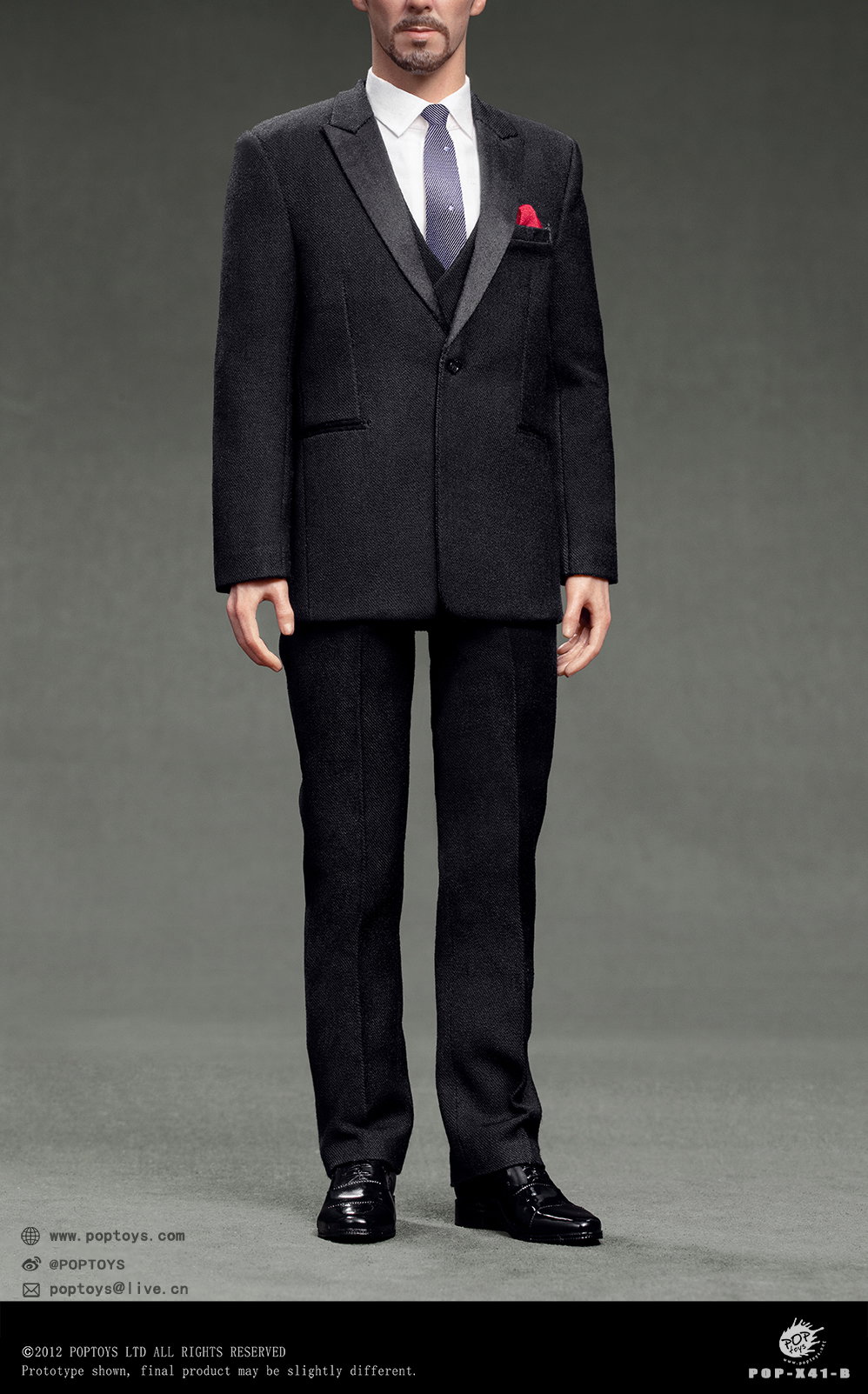 Dr Western-Style Suit Two Colors Black image 2