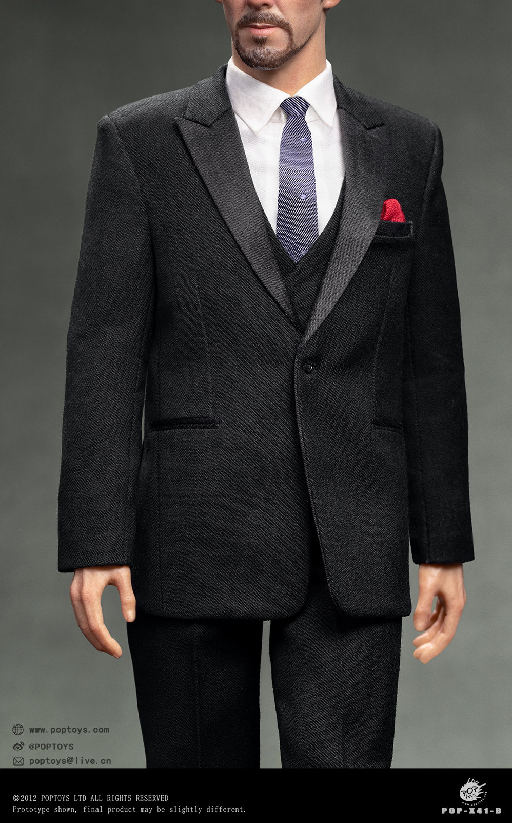 Dr Western-Style Suit Two Colors Black image 3