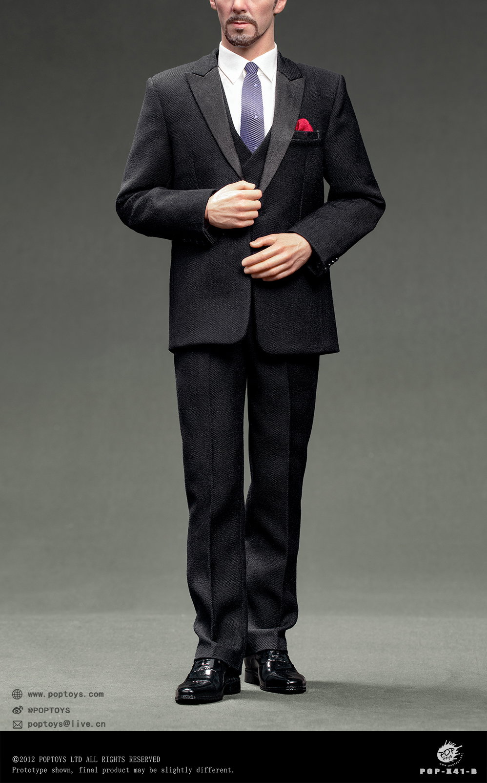 Dr Western-Style Suit Two Colors Black image 4