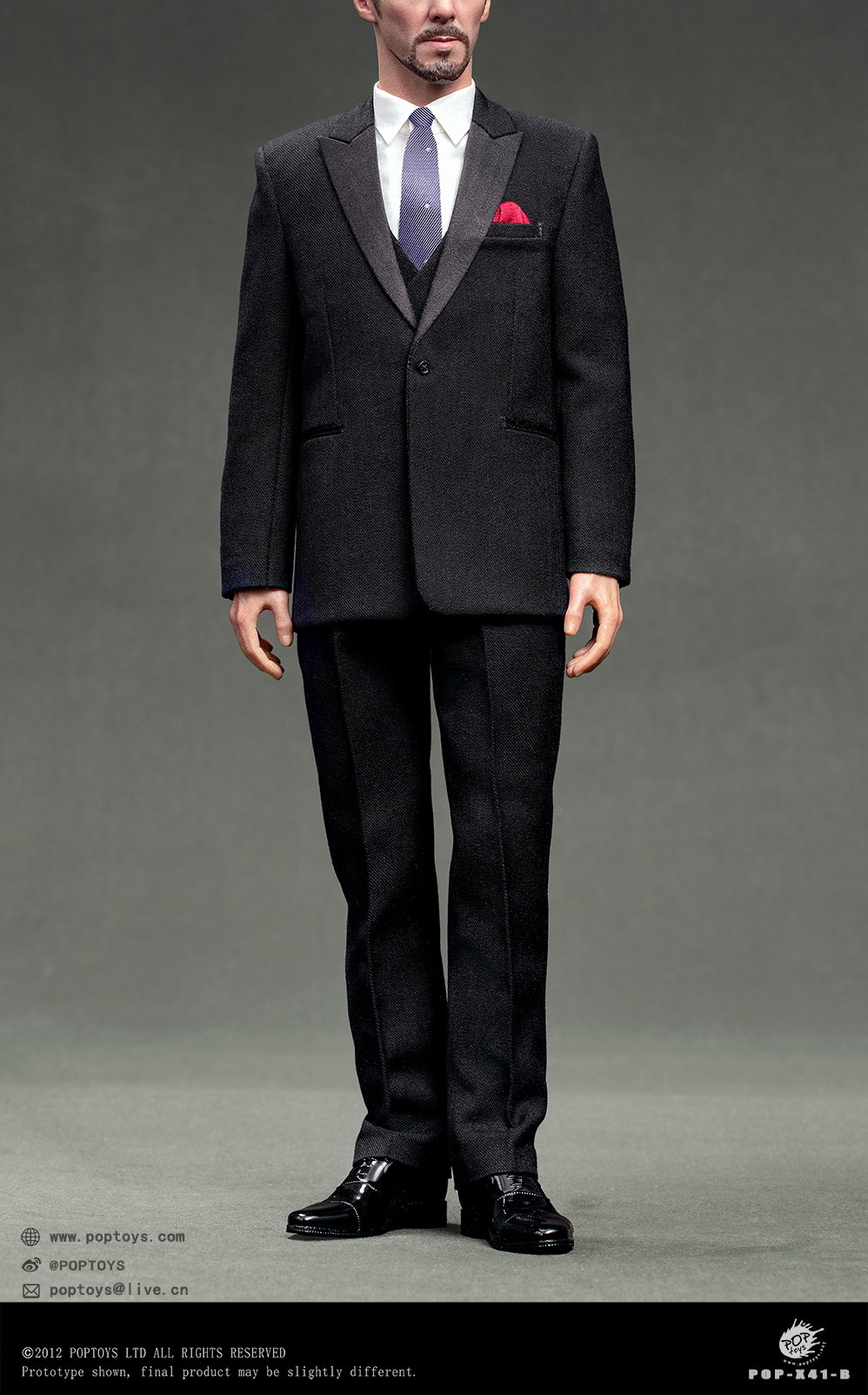 Dr Western-Style Suit Two Colors Black image 5