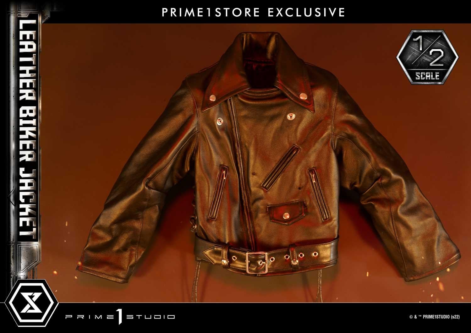 PRIME1STUDIO Leather Biker Jacket image 10