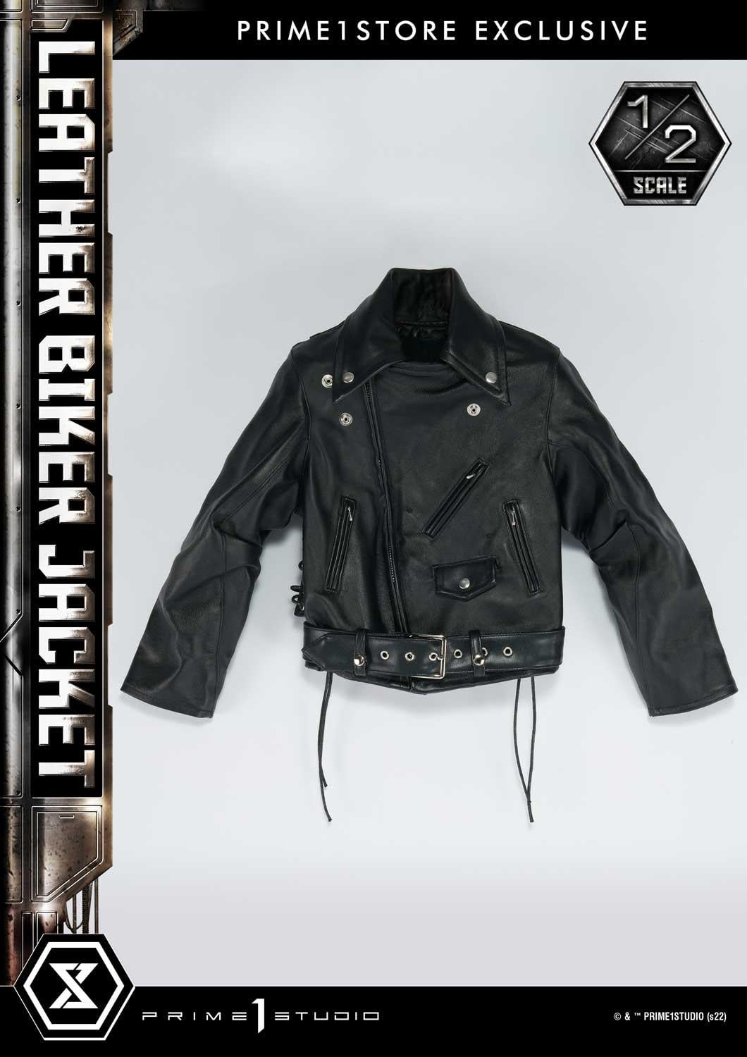 PRIME1STUDIO Leather Biker Jacket image 3