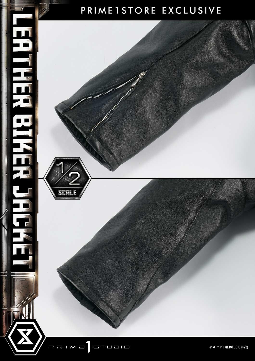 PRIME1STUDIO Leather Biker Jacket image 5