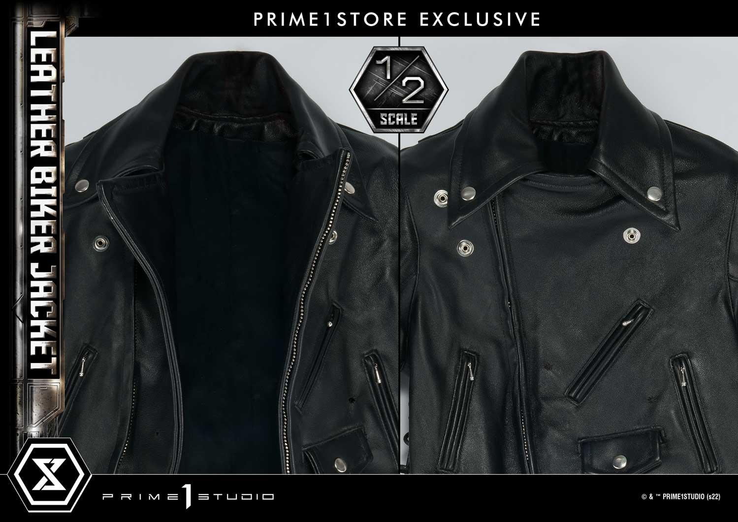 PRIME1STUDIO Leather Biker Jacket image 6