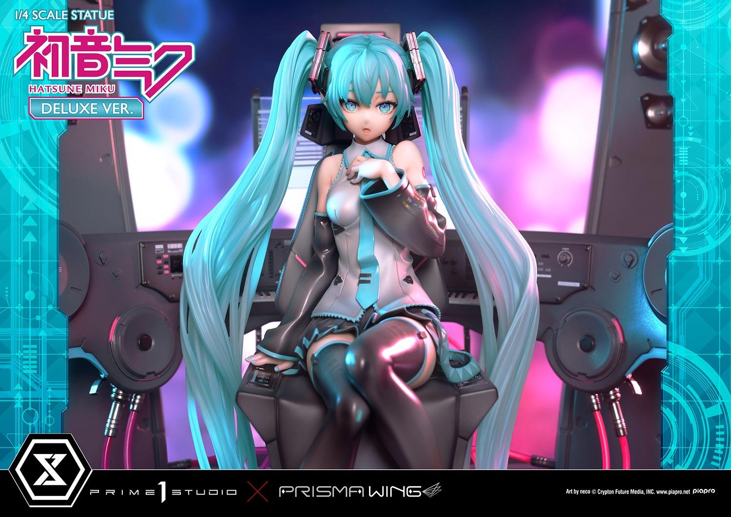 Hatsune Miku "Art by neco" DX Bonus Version 1/4 Scale Statue image 2