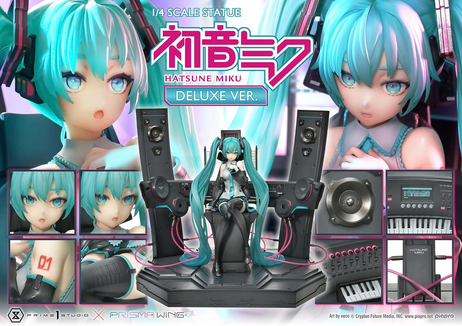 Hatsune Miku "Art by neco" DX Bonus Version 1/4 Scale Statue image 5