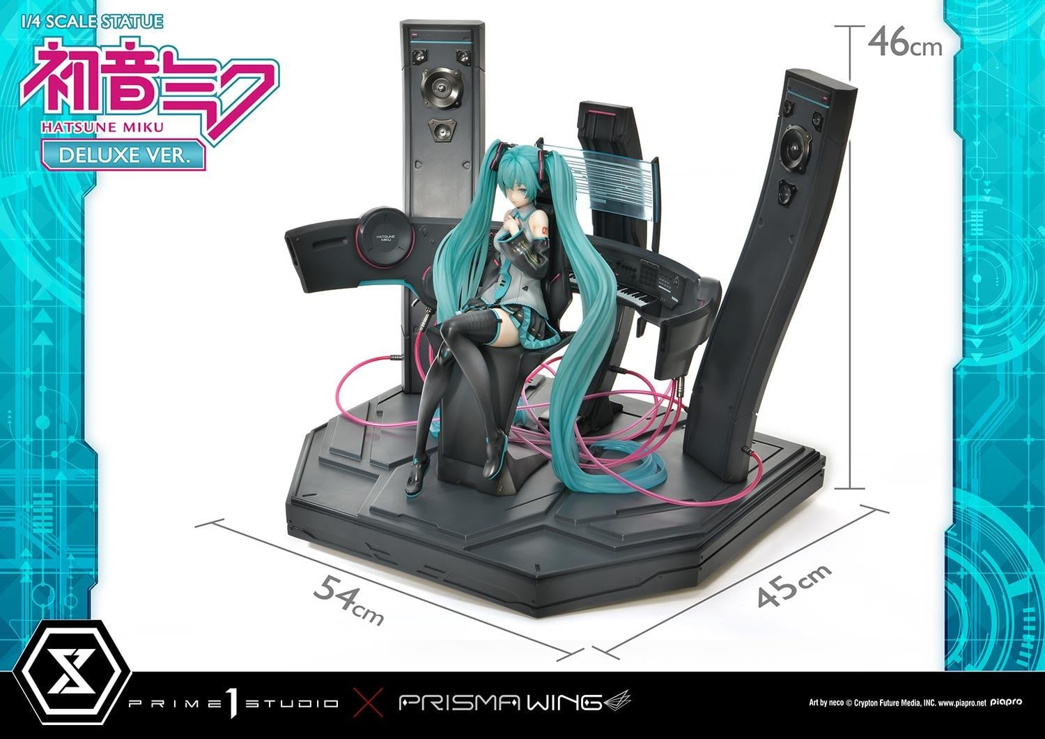 Hatsune Miku "Art by neco" DX Bonus Version 1/4 Scale Statue image 6