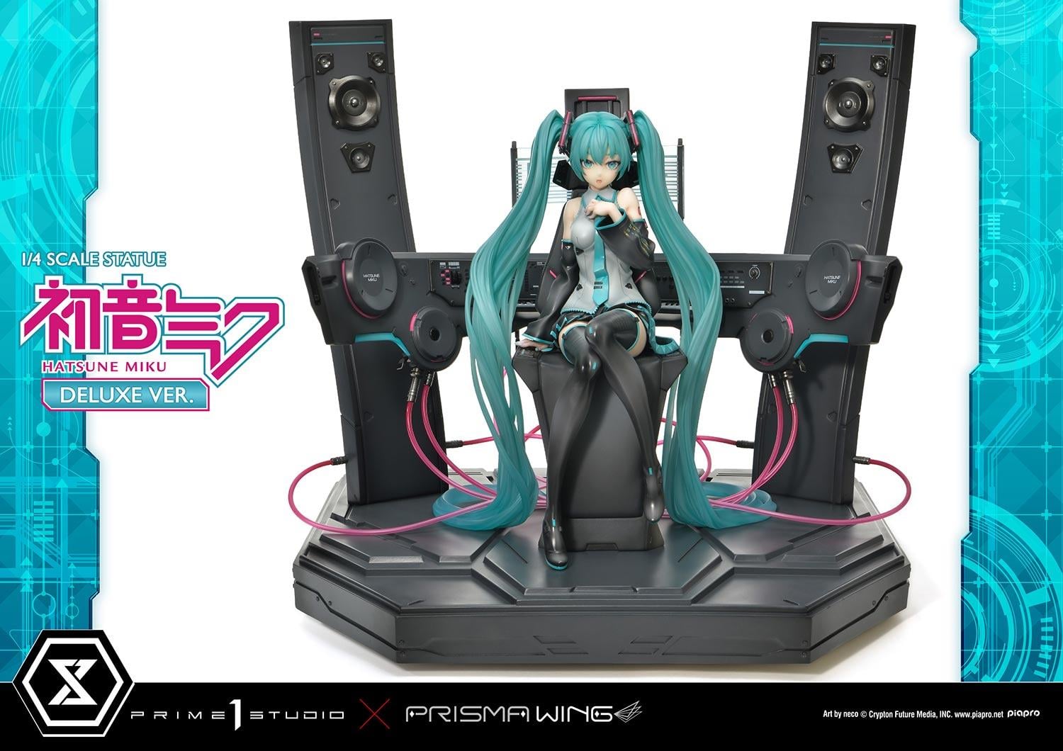 Hatsune Miku "Art by neco" DX Bonus Version 1/4 Scale Statue image 7