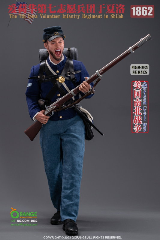 American Civil War US - 7th Lowa Volunteer Infantry Regiment in Shiloh 1862 image 2