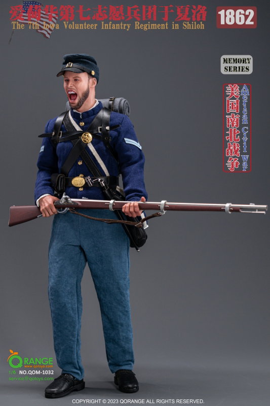 American Civil War US - 7th Lowa Volunteer Infantry Regiment in Shiloh 1862 image 3