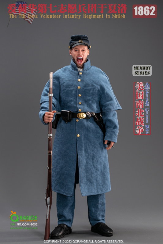 American Civil War US - 7th Lowa Volunteer Infantry Regiment in Shiloh 1862 image 7