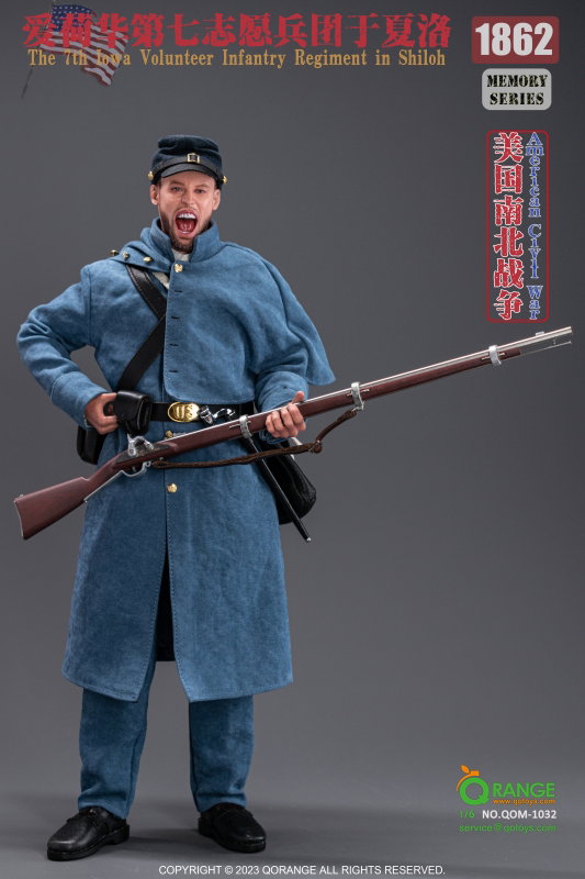 American Civil War US - 7th Lowa Volunteer Infantry Regiment in Shiloh 1862 image 8
