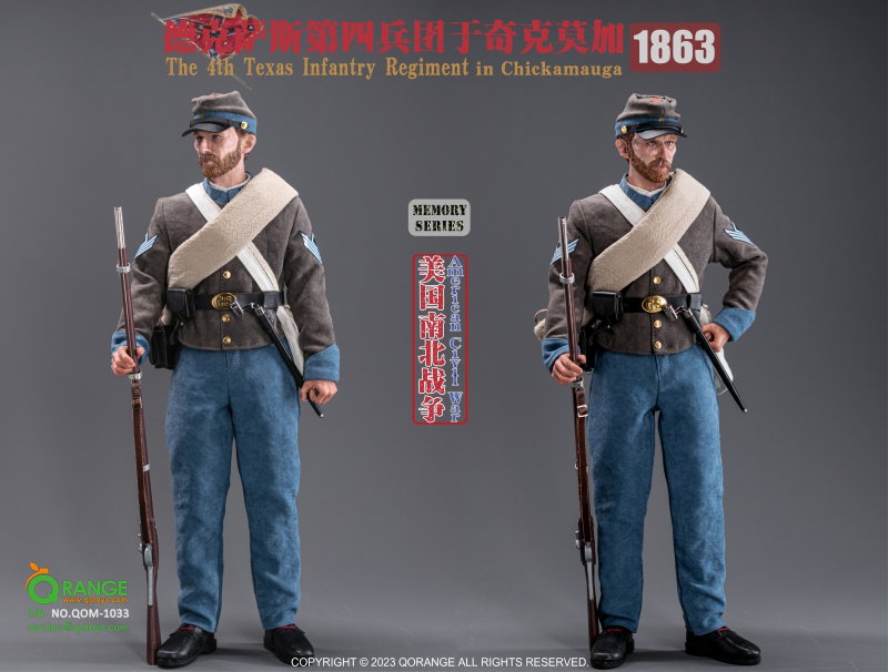 American Civil War CS - 4th Texas Infantry Regiment In Chickamauga 1863 image 10