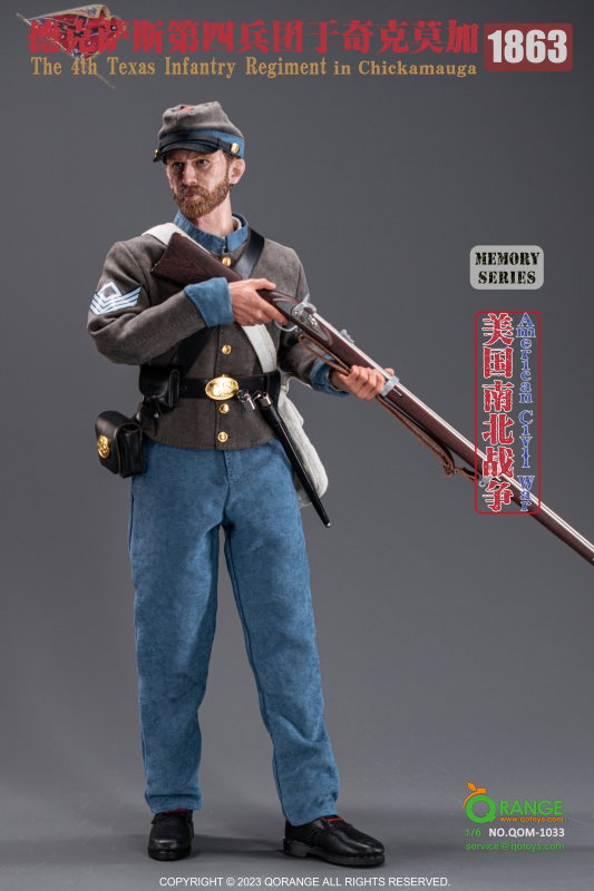 American Civil War CS - 4th Texas Infantry Regiment In Chickamauga 1863 image 3