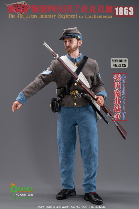 American Civil War CS - 4th Texas Infantry Regiment In Chickamauga 1863 image 4
