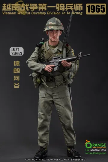 Vietnam War U.S. Army 1st Cavalry Division in Ia Drang 1965