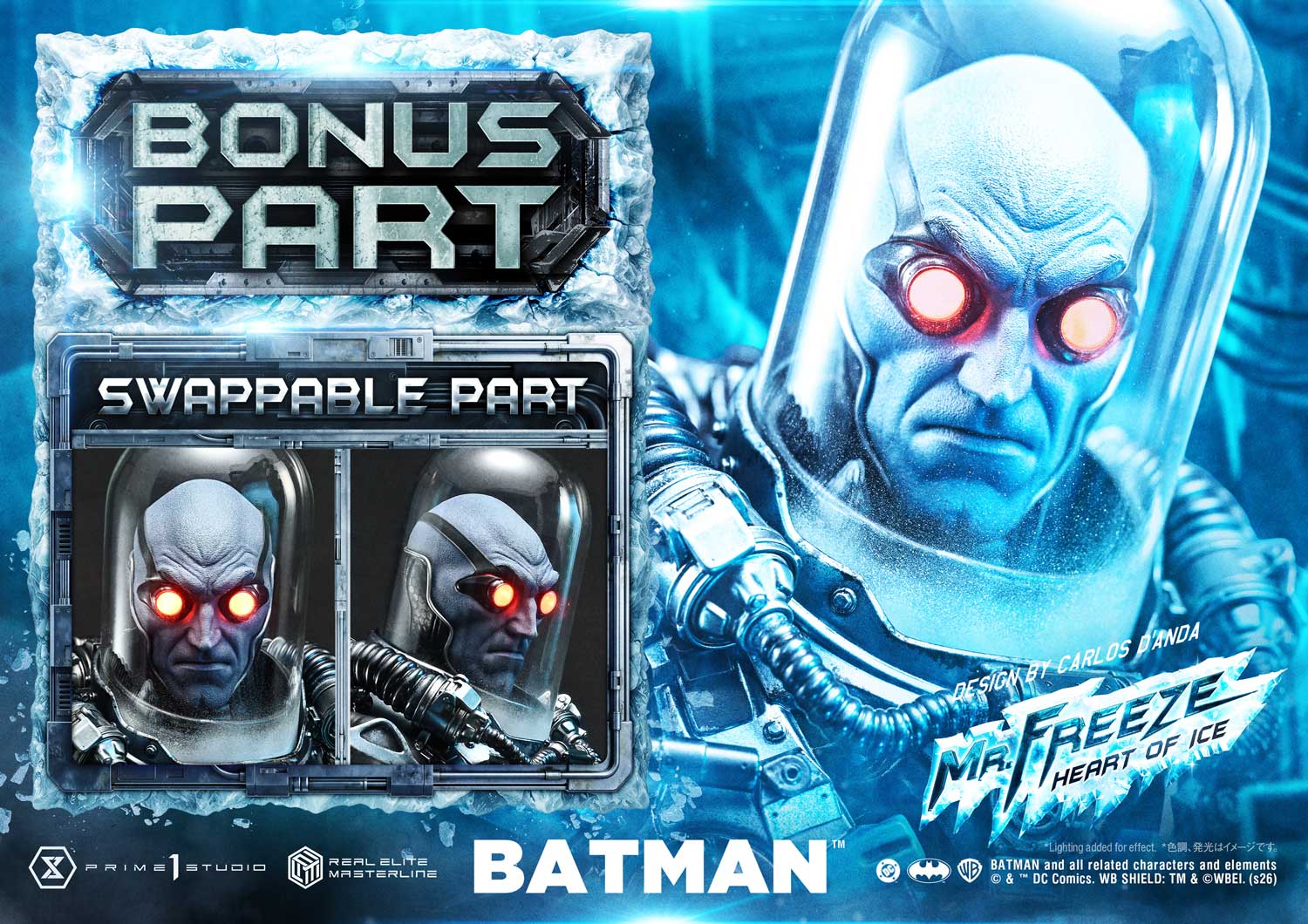 Mr. Freeze Heart of Ice (Design by Carlos D'Anda) DX image 2