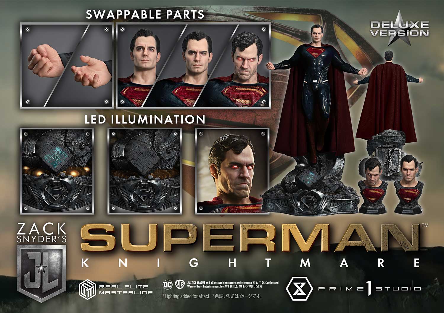 Justice League (Film) Superman Knightmare Color Edition DX image 5