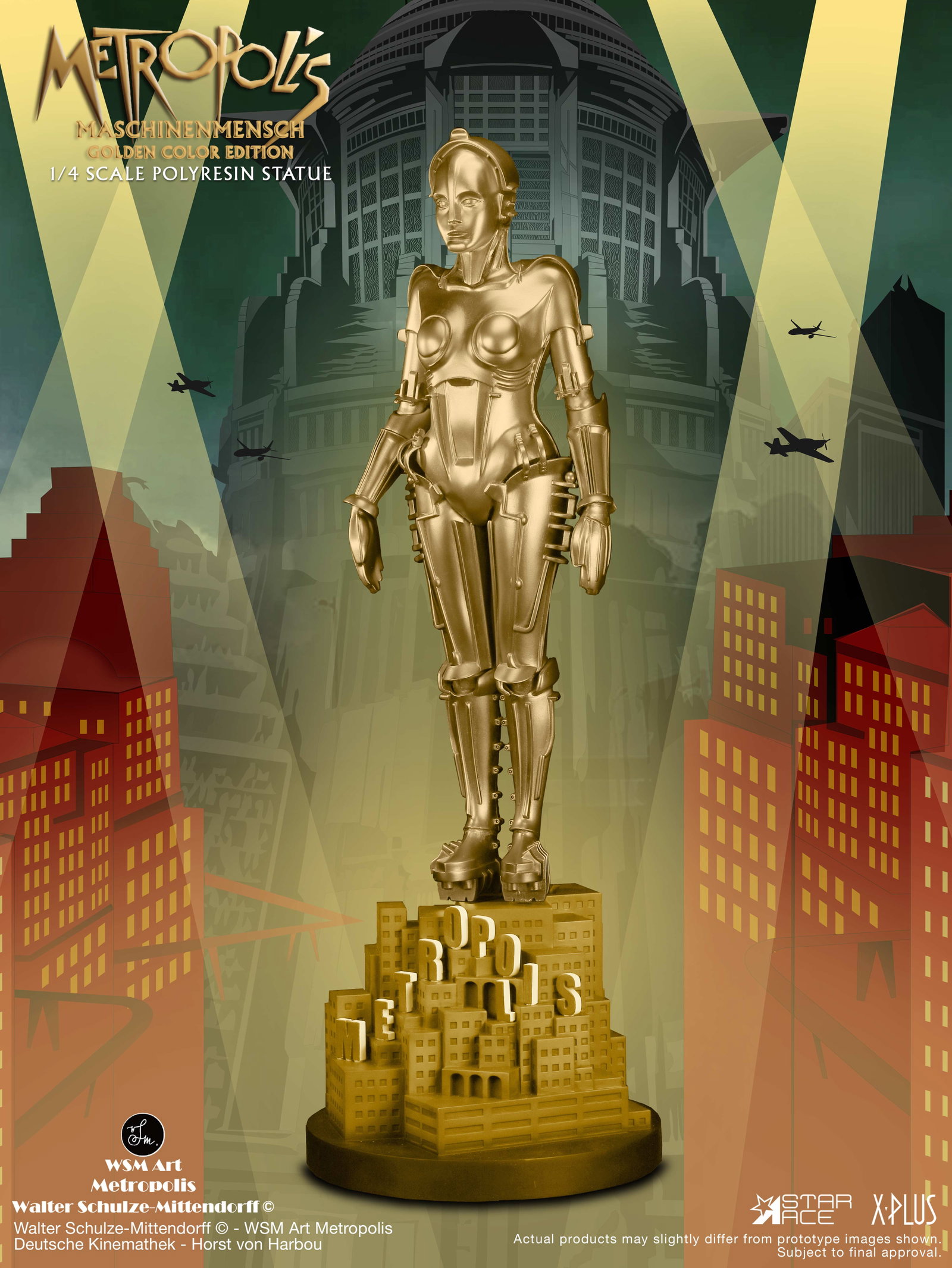 scale Maschinenmensch (Metallic Gold Color) image 1