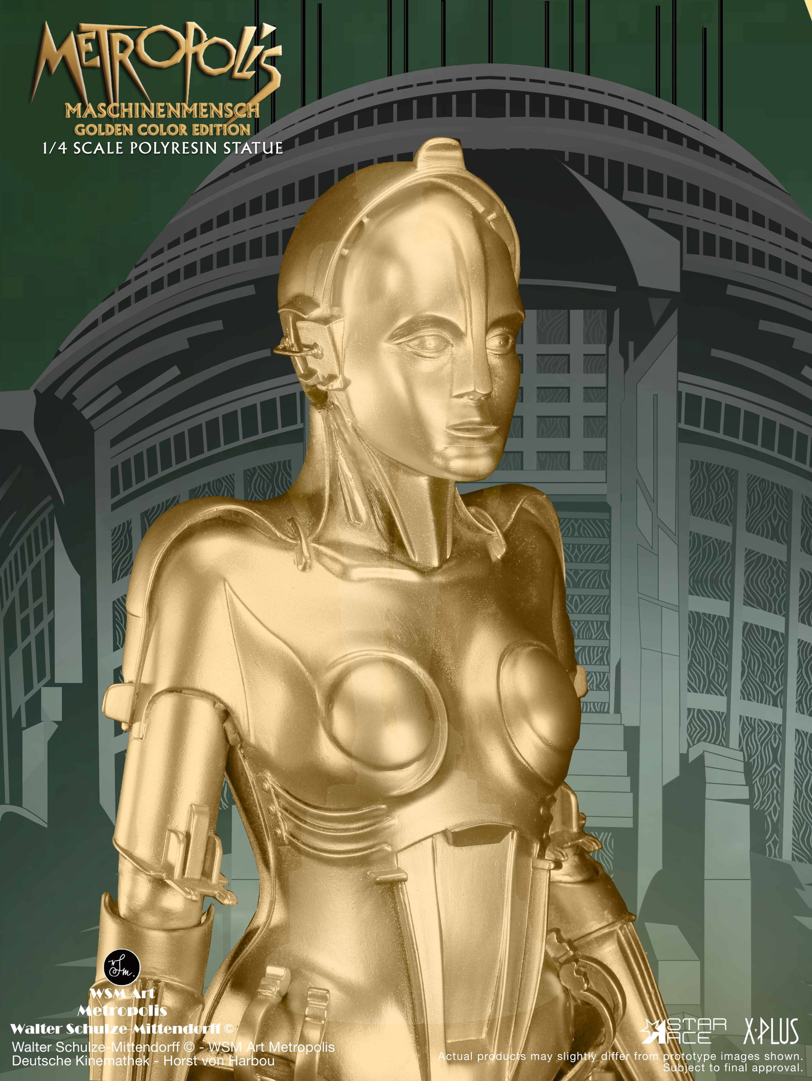 scale Maschinenmensch (Metallic Gold Color) image 3
