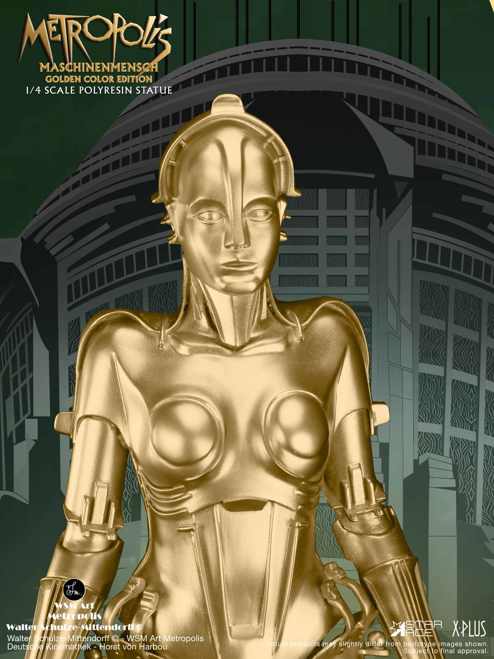 scale Maschinenmensch (Metallic Gold Color) image 4