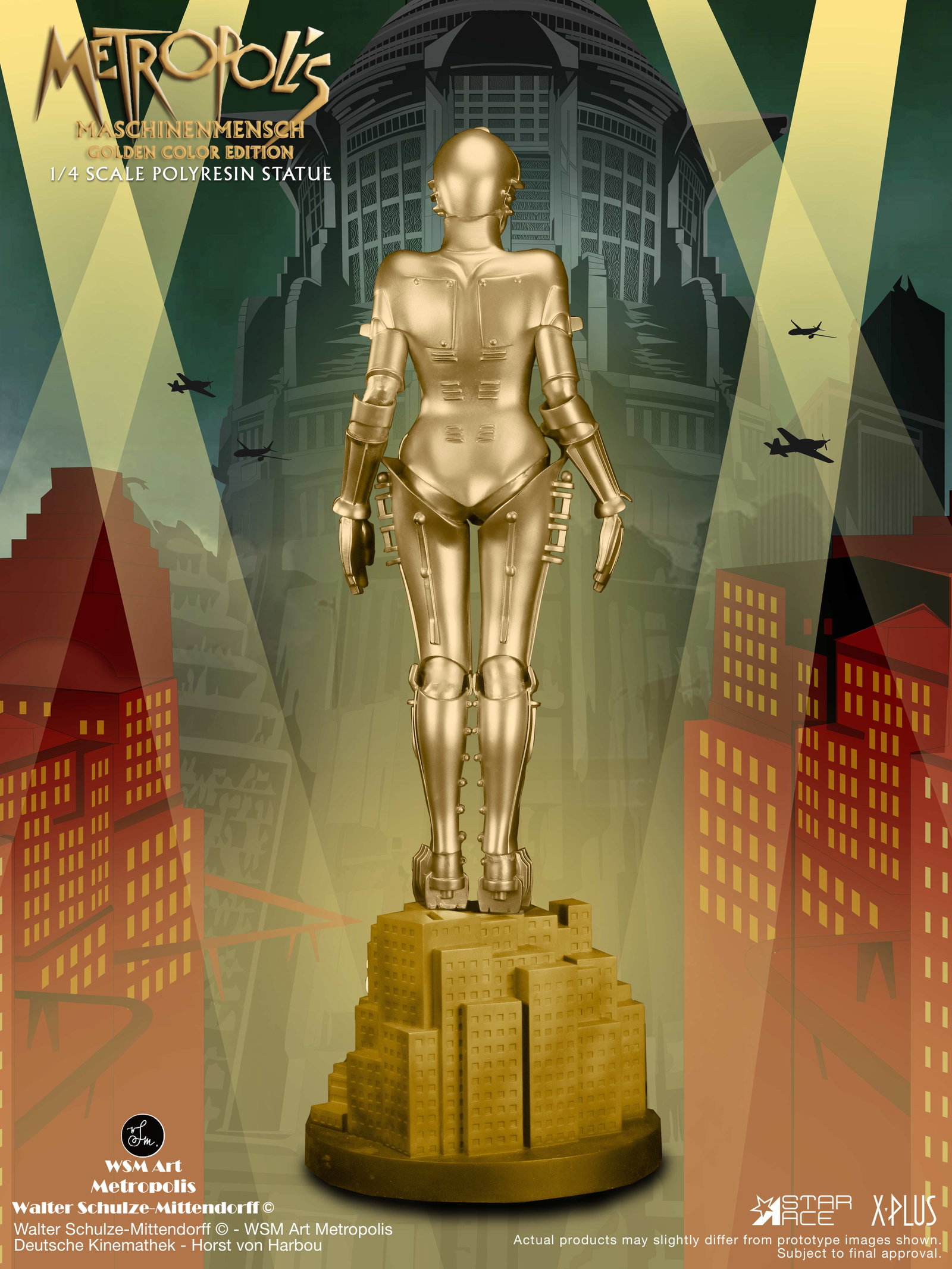 scale Maschinenmensch (Metallic Gold Color) image 5