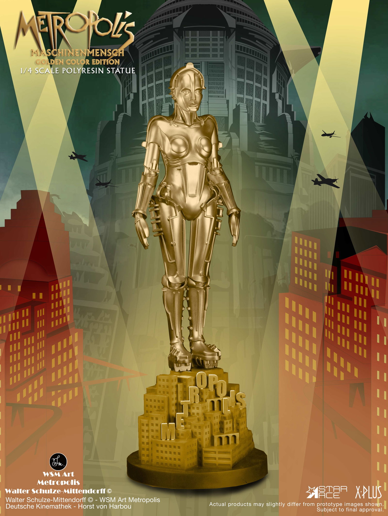 scale Maschinenmensch (Metallic Gold Color) image 6