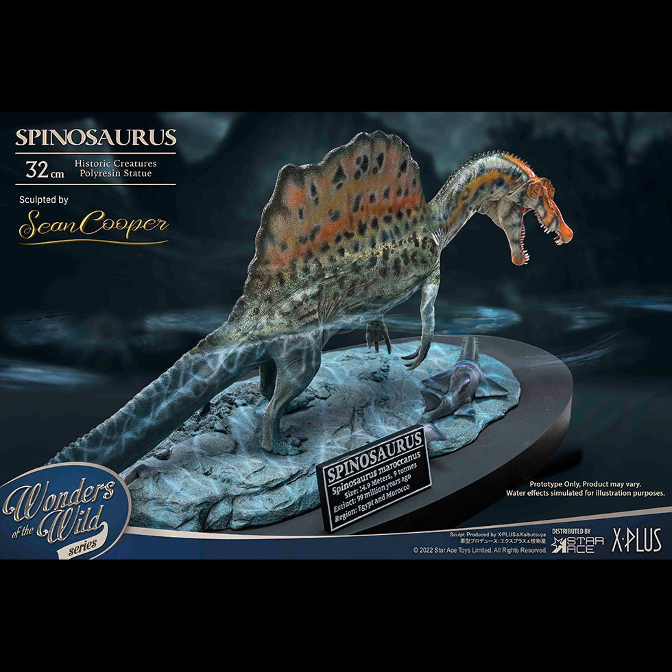 Spinosaurus "Sea painting"(DX Ver) with Fossil image 4