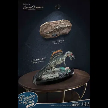 Spinosaurus "Land painting" & Fossil (DX Ver)