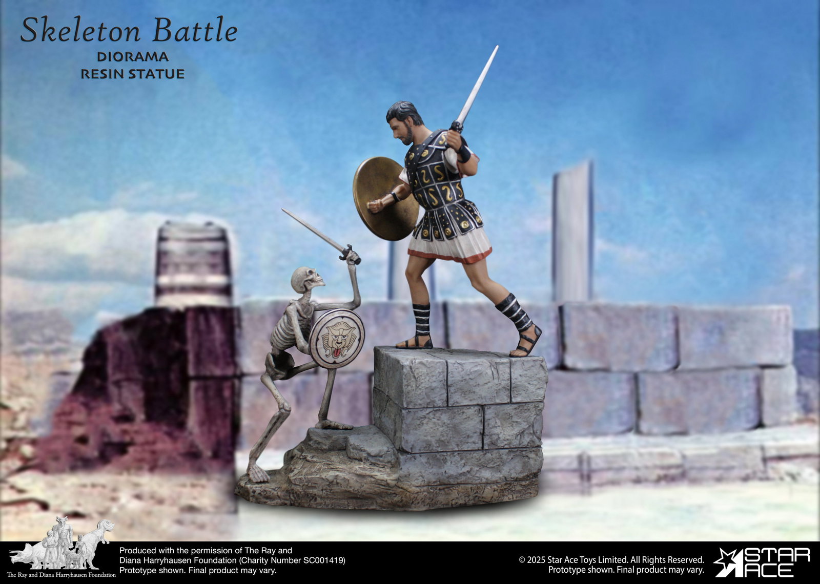 Skeleton Battle diorama scene image 2