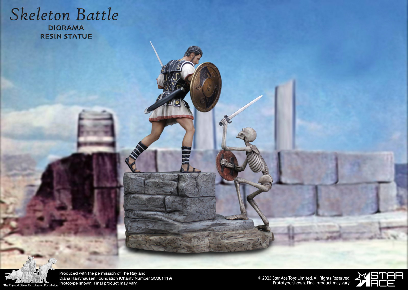 Skeleton Battle diorama scene image 9