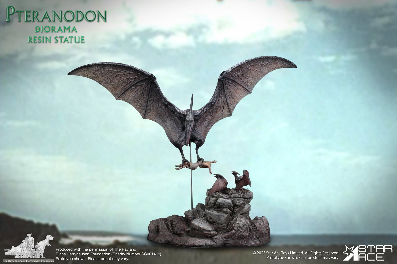 Pteranodon Attack diorama resin image 2