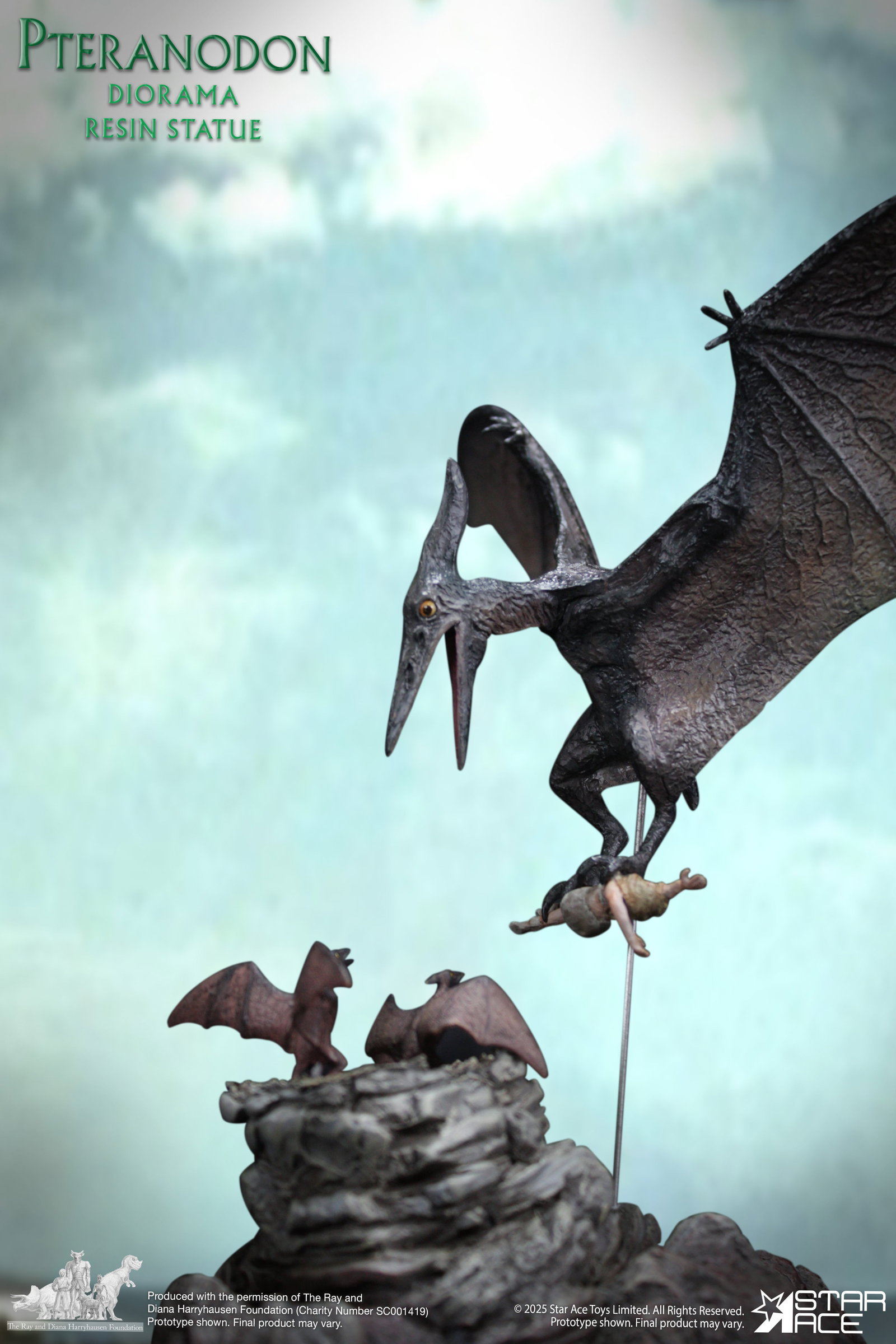 Pteranodon Attack diorama resin image 3