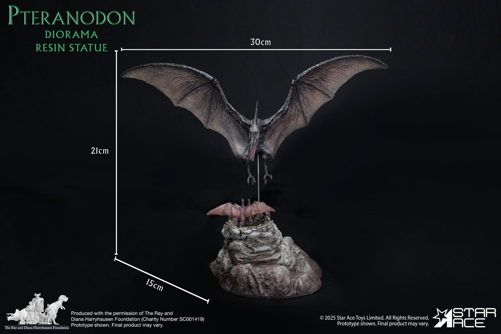 Pteranodon Attack diorama resin image 6
