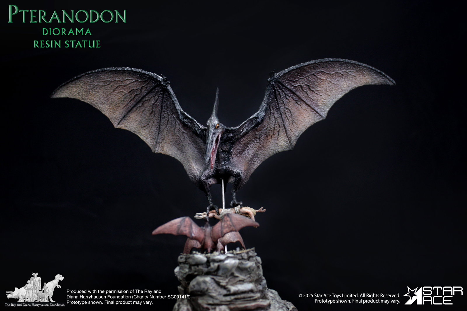 Pteranodon Attack diorama resin image 7