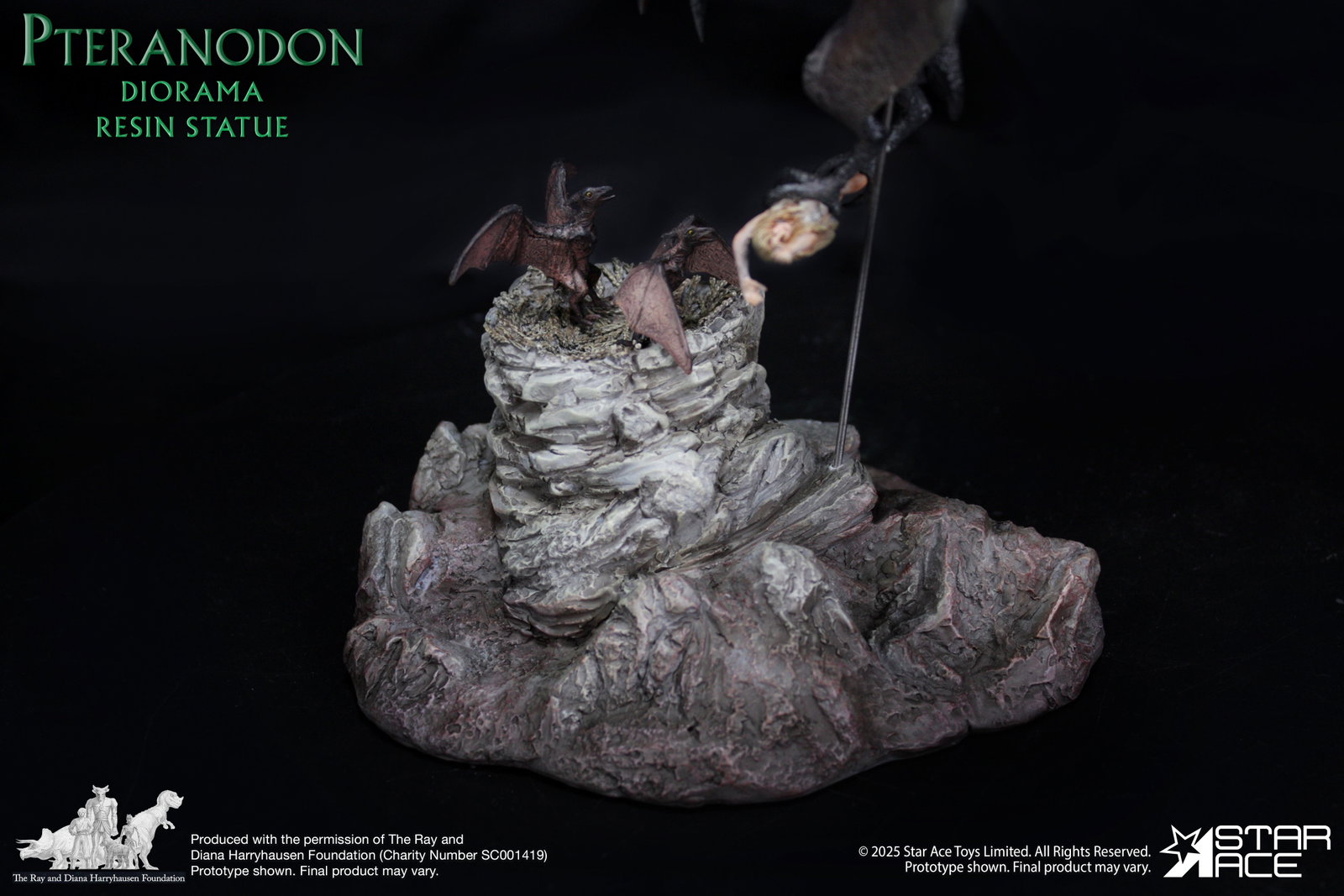 Pteranodon Attack diorama resin image 8