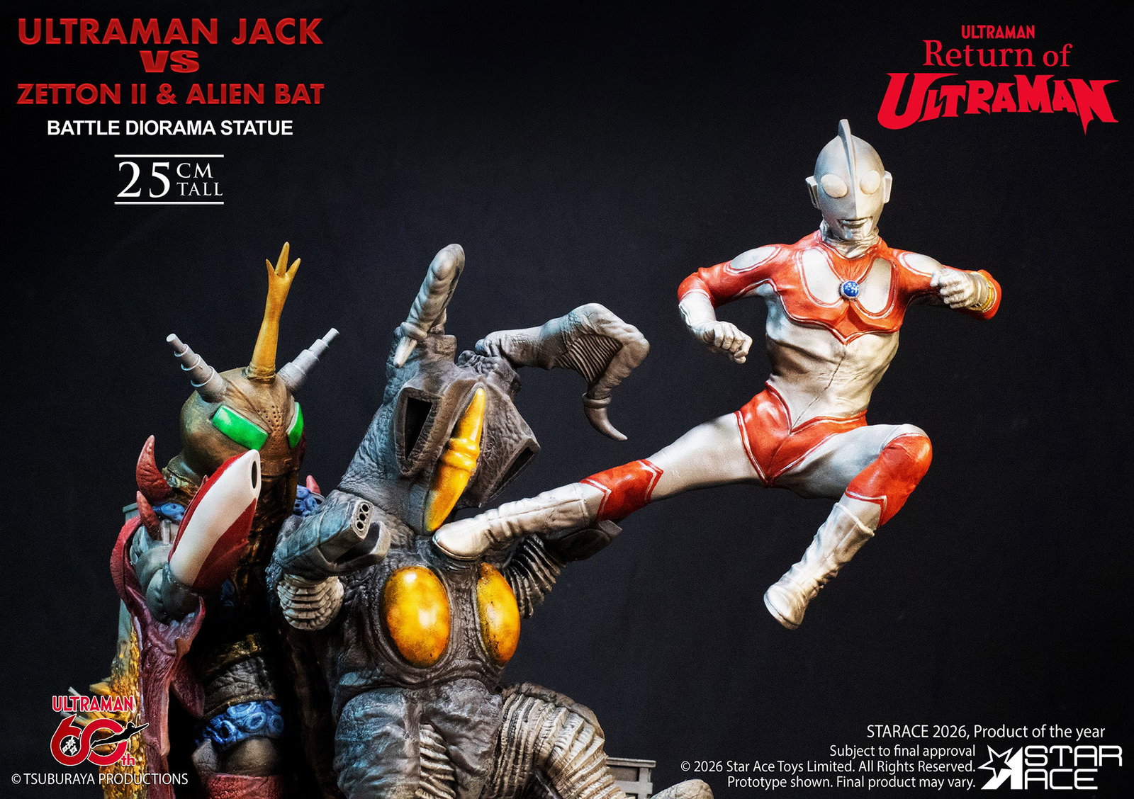 Ultraman Jack vs Zetton II & Alien Bat Battle scene image 7