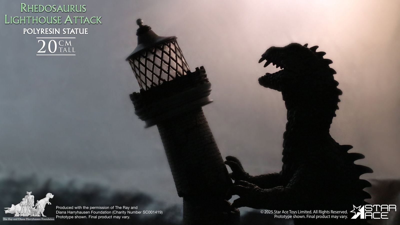 Rhedosaurus Lighthouse Attack diorama resin image 5