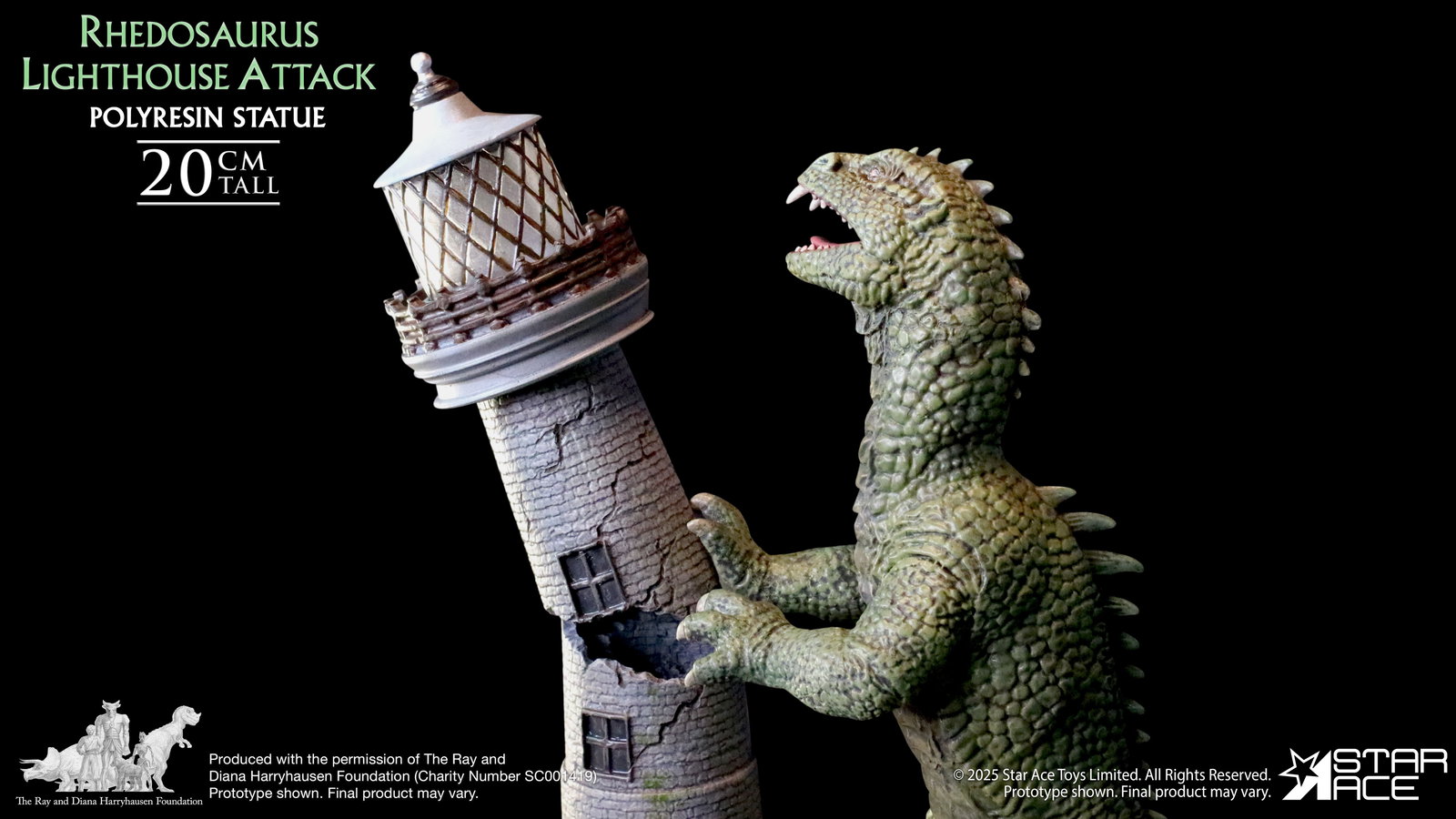 Rhedosaurus Lighthouse Attack diorama resin image 6