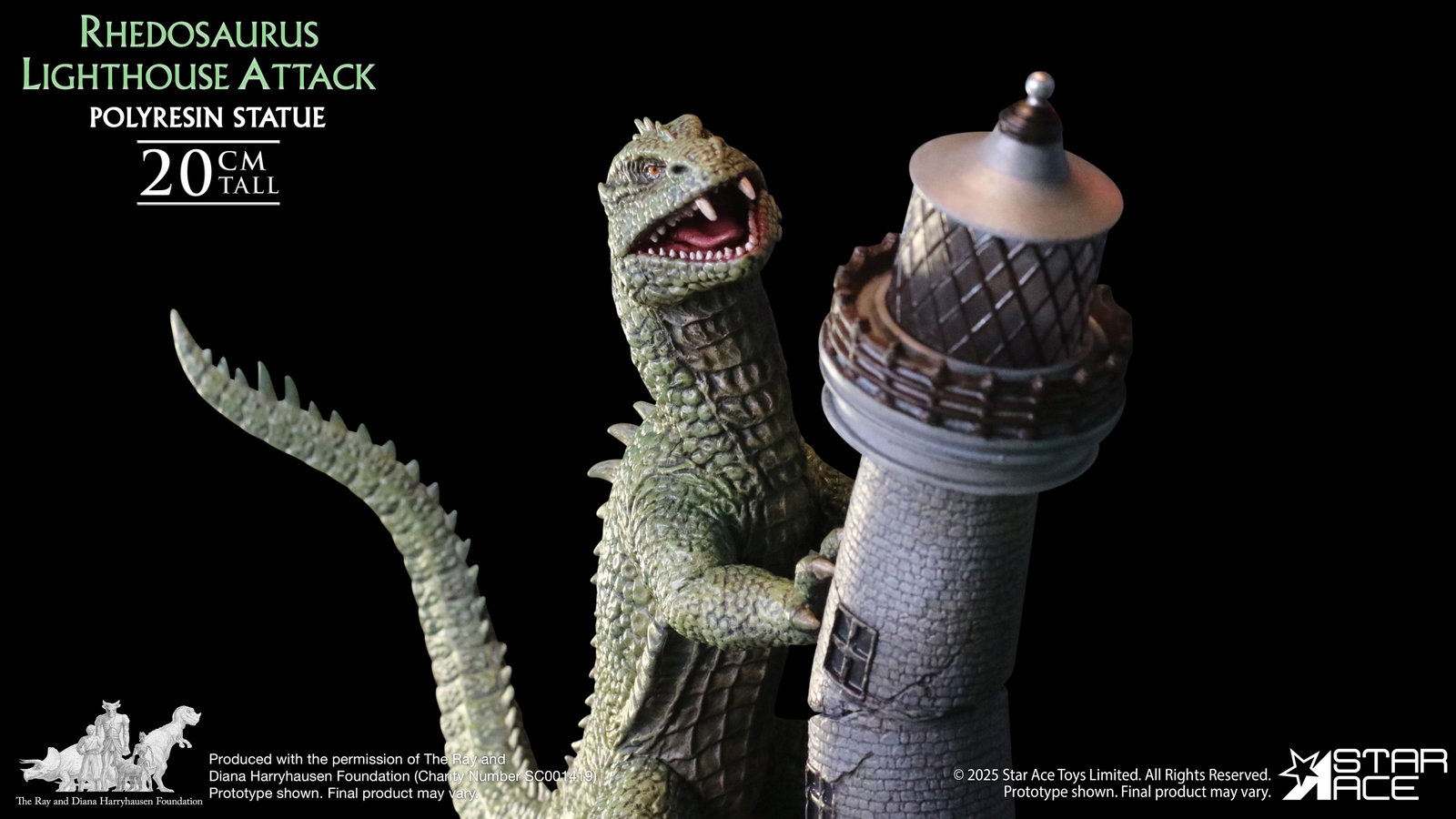 Rhedosaurus Lighthouse Attack diorama resin image 7