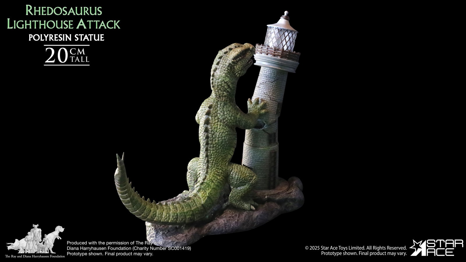 Rhedosaurus Lighthouse Attack diorama resin image 9