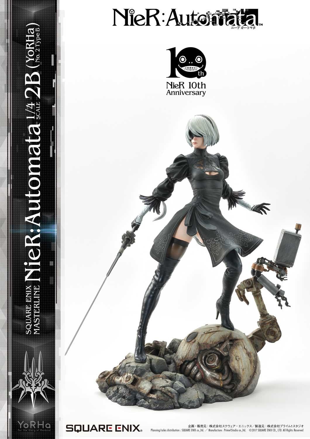 NieR:Automata 1/4 Scale - 2B (YoRHa No. 2 Type B) image 5