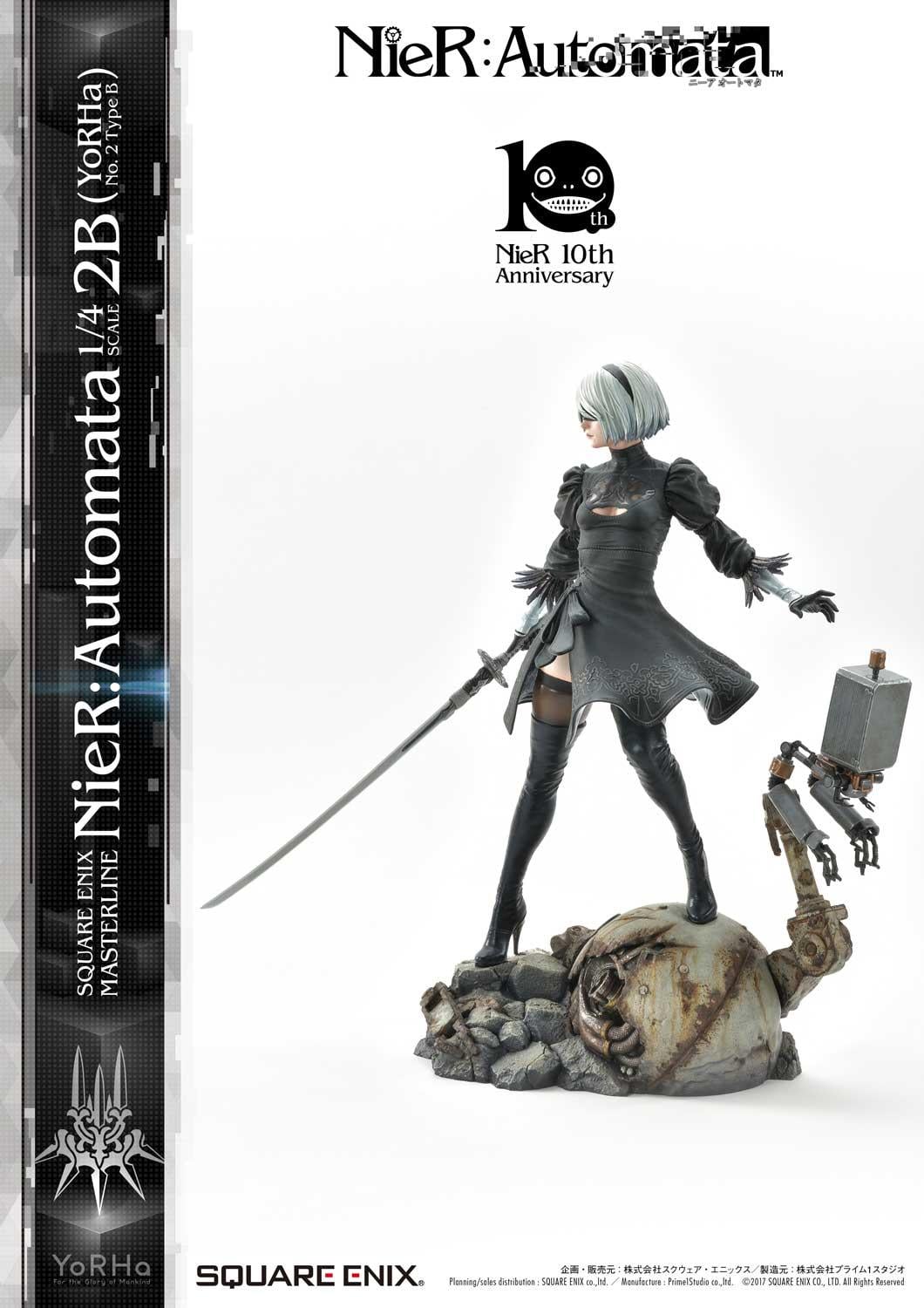 NieR:Automata 1/4 Scale - 2B (YoRHa No. 2 Type B) image 6