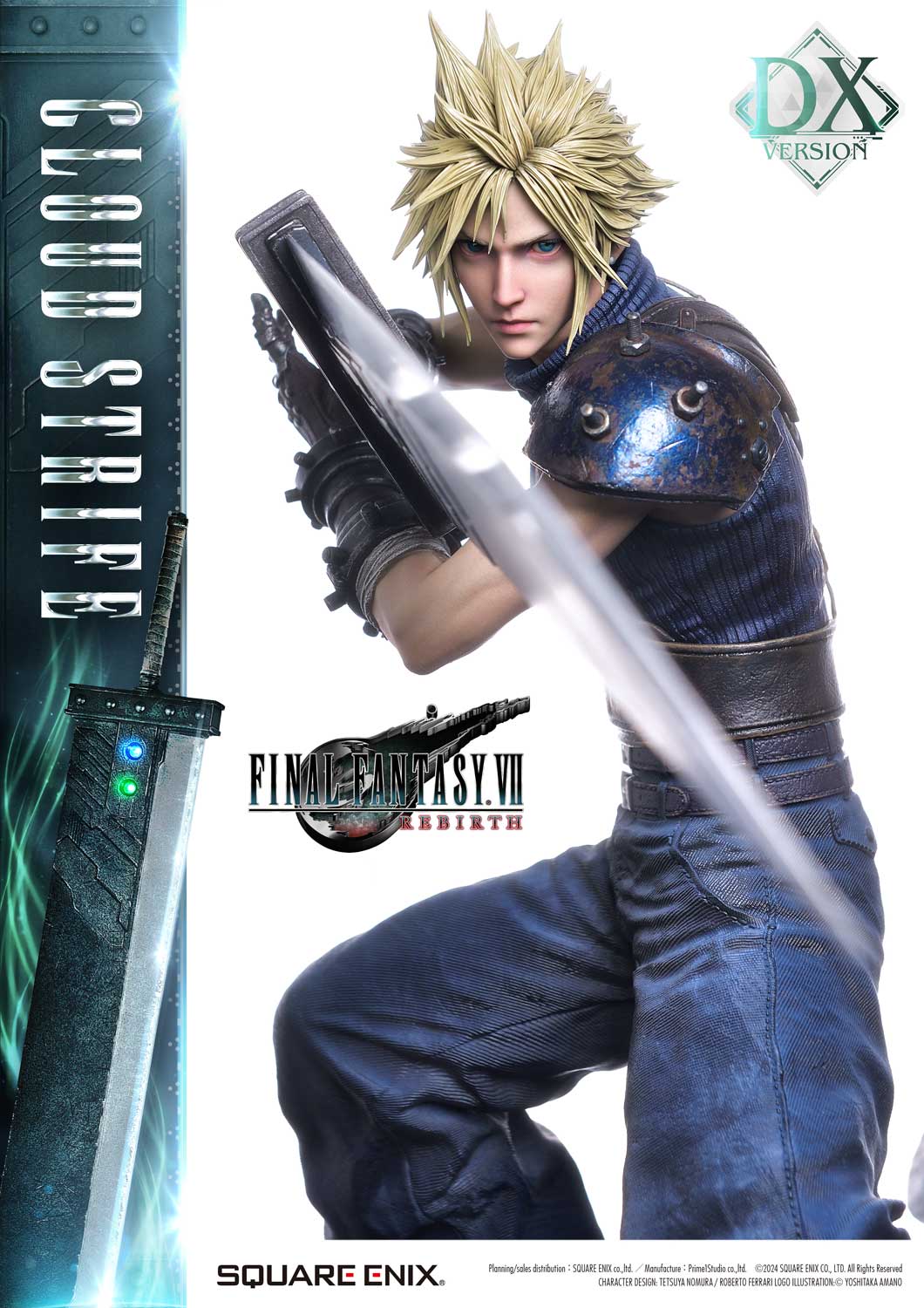 VII REBIRTH 1/4 Scale - CLOUD STRIFE Deluxe Version image 2