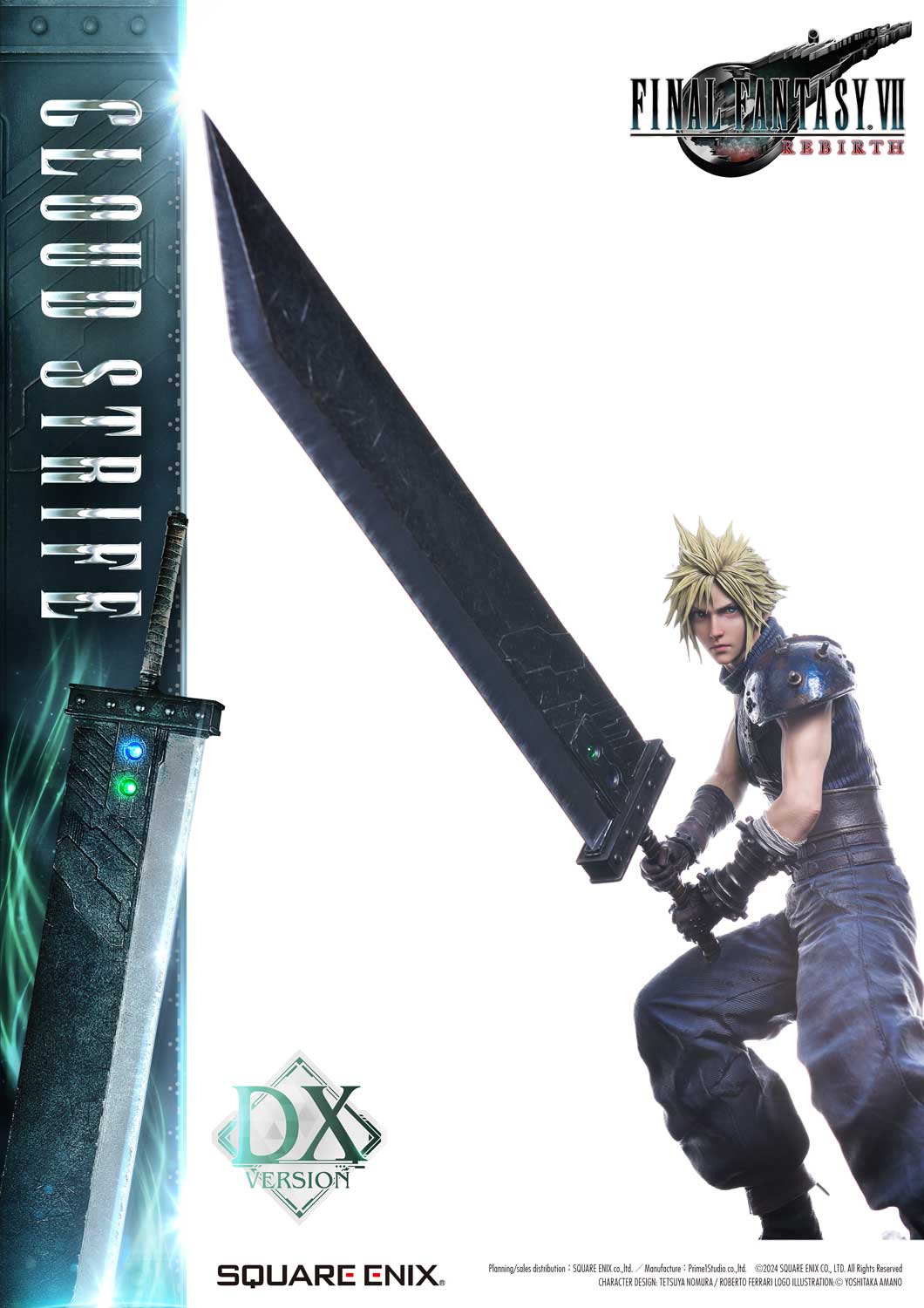 VII REBIRTH 1/4 Scale - CLOUD STRIFE Deluxe Version image 4