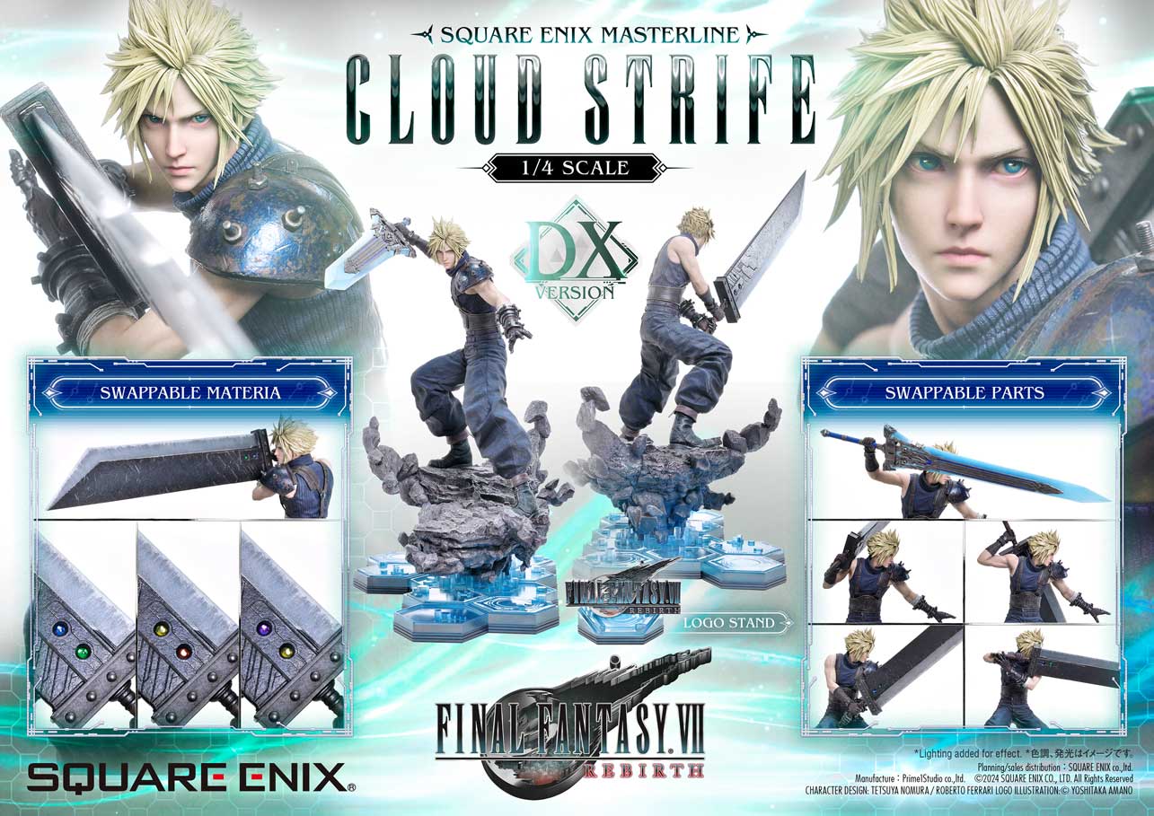 VII REBIRTH 1/4 Scale - CLOUD STRIFE Deluxe Version image 6