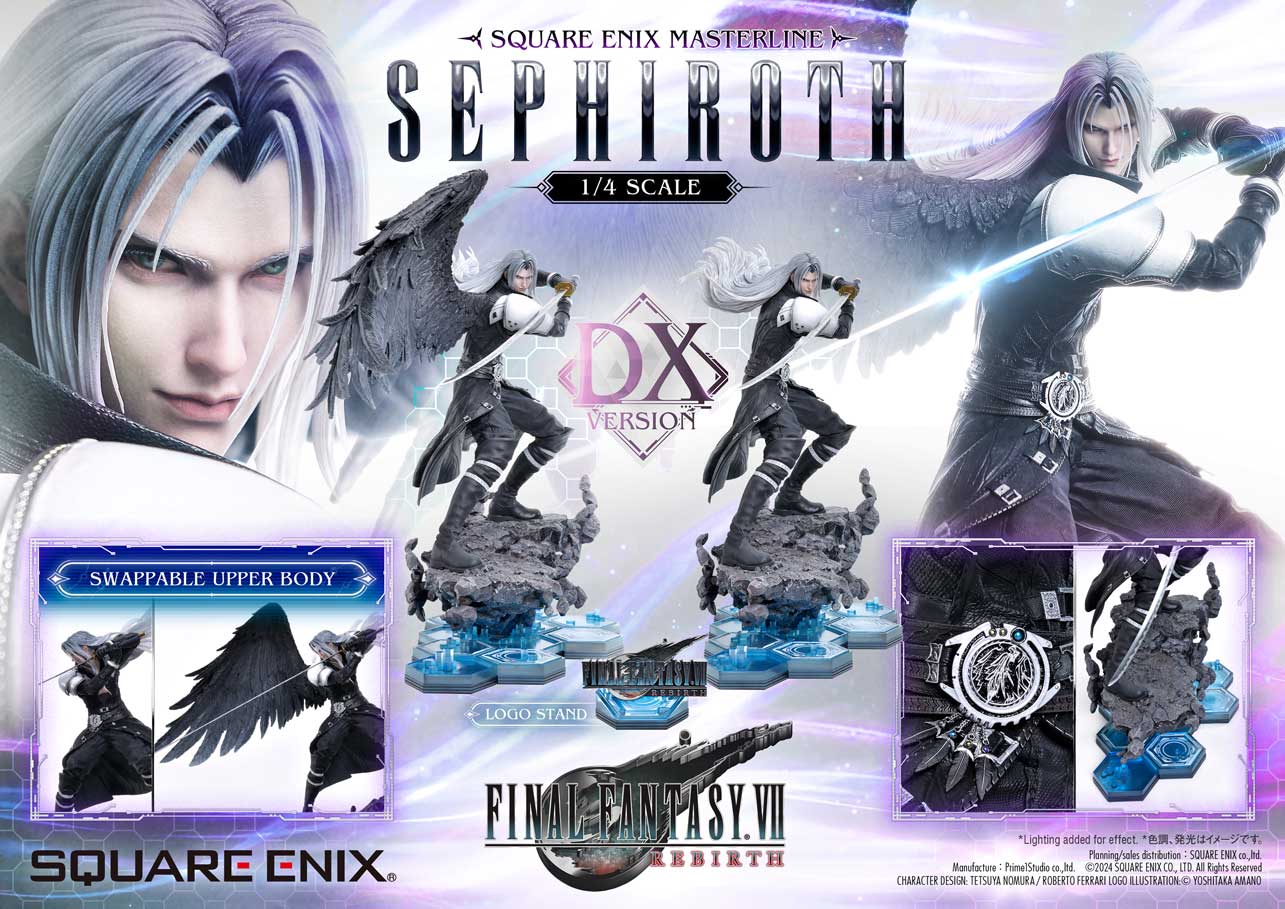 VII REBIRTH 1/4 Scale - SEPHIROTH Deluxe Version image 6