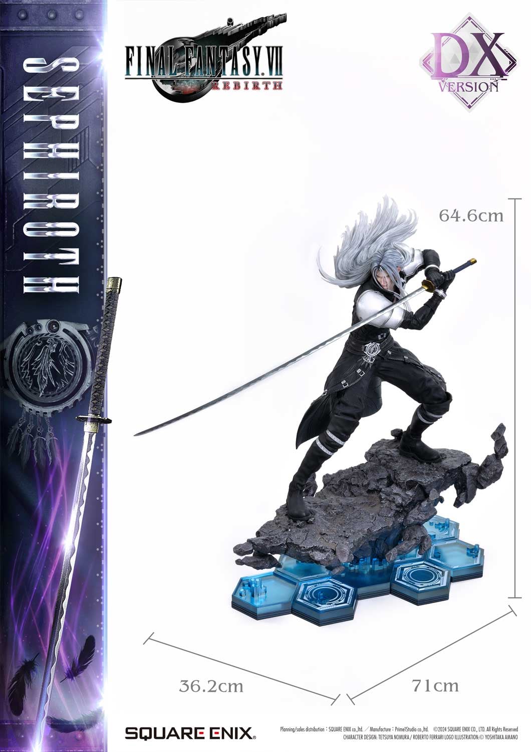 VII REBIRTH 1/4 Scale - SEPHIROTH Deluxe Version image 9